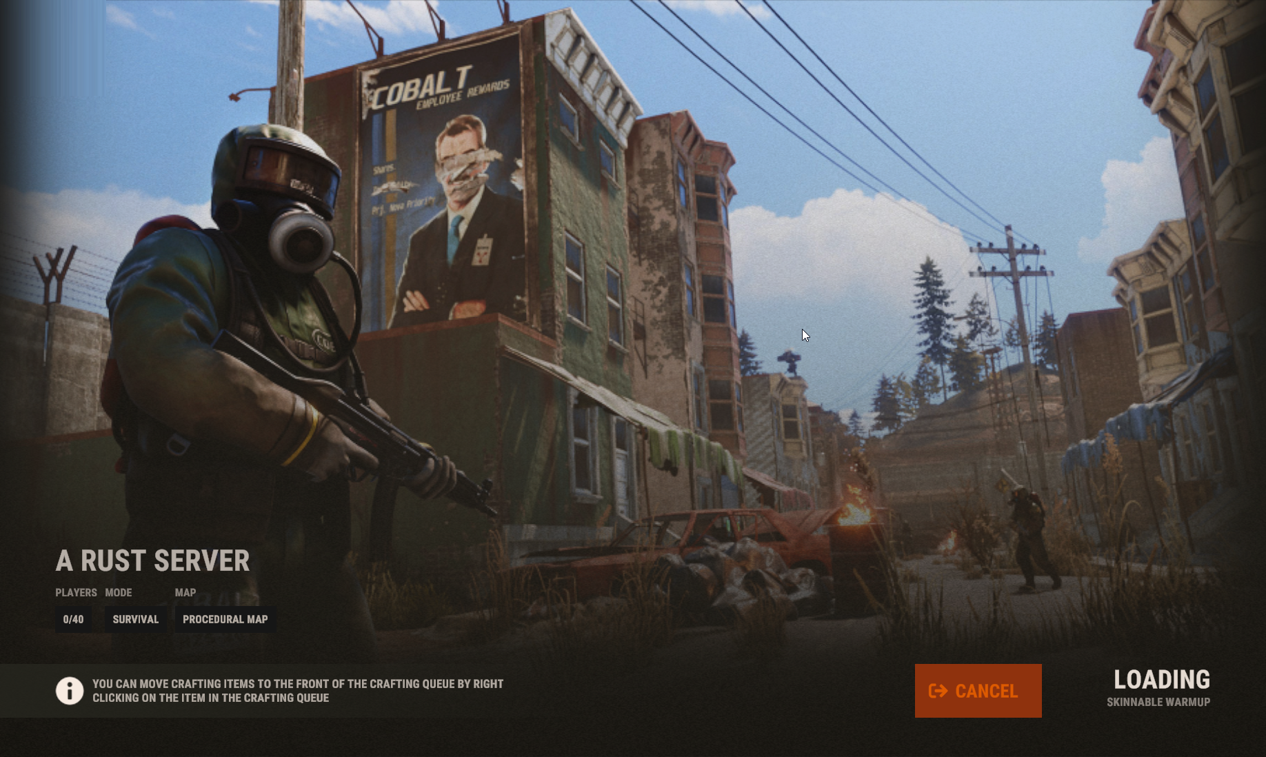 In-game connecting screen
